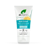 Гель для лица для глубокого очищения Dr.Organic Skin Clear для жирной кожи 5 в 1 125 мл