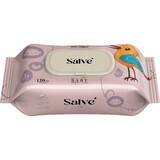 Детские влажные салфетки Salve розовые 120 шт