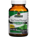 Алое вера фітогель, 250 мг, Aloe Vera Phytogel, Nature's Answer, 90 вегетаріанських капсул