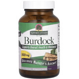 Лопух, 500 мг, Burdock, Nature's Answer, 90 вегетарианских капсул