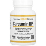 Комплекс для рухливості та комфорту суглобів, CurcuminUP, California Gold Nutrition, 30 желатинових капсул