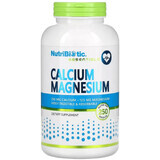 Кальций и Магний, Calcium Magnesium, NutriBiotic, 250 капсул