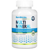 Мультимінерали, Essentials, Multi Mineral, NutriBiotic, 250 капсул