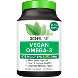 Омега-3 для веганов, Vegan Omega-3, Zenwise, 120 гелевых капсул