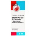 Бісопролол-Астрафарм табл. 5 мг блістер №30