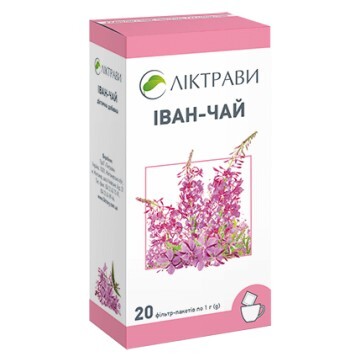 Фіточай Ліктрави Іван-чай фільтр-пакет 1.5 г 20 шт: ціни та характеристики