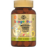 Кангавітес Solgar з мультивітамінами та мінералами, зі смаком тропічних фруктів, жувальні таблетки №60