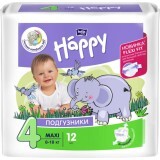Подгузники детские Bella Baby Happy Maxi 8-18 кг 12 шт