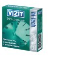 Презервативы Vizit Hi-Tech 30% Дольше с кольцами с анестетиком 3 шт