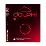Презервативи Dolphi 3 in 1, 3 шт