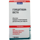 Гемцитабін-віста пор. ліофіл. д/р-ну д/інф. 2000 мг фл.
