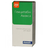 Гемцитабин амакса пор. д/р-ра д/инф. 200 мг фл.