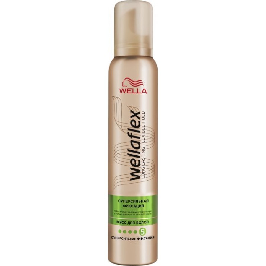 Пена для волос Wella Wellaflex Суперсильная фиксация 200 мл - заказать ...