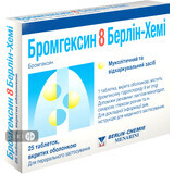 Бромгексин 8 берлин-хеми табл. п/о 8 мг блистер №20