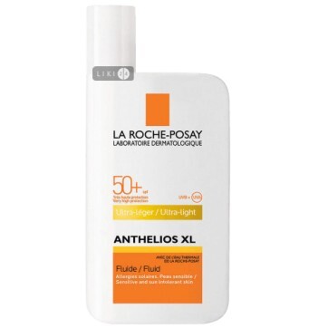 Солнцезащитная эмульсия-флюид La Roche-Posay Anthelios XL для чувствительной к солнцу кожи лица SPF-50+ 50 мл: цены и характеристики