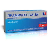 Прамипексол-зн табл. 1 мг блистер №30