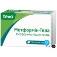 Метформин-Тева табл. 850 мг блистер №30