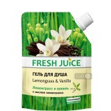 Гель для душа Fresh Juice Lemongrass & Vanilla дой-пак 170 мл