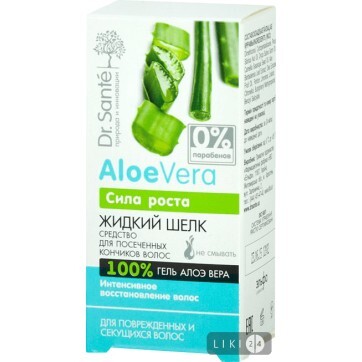 Жидкий шелк Dr. Sante Aloe vera для посеченных кончиков волос 30 мл: цены и характеристики