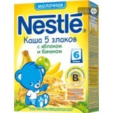 Каша молочна Nestle Мультизлакова яблуко і банан 220