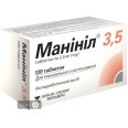 Манинил 3,5 табл. 3,5 мг фл. №120