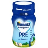 Рідка молочна суміш Humana PRE з LC PUFA, пребіотиками і нуклеотидами для дітей з 0 до 3 місяців, 90 мл