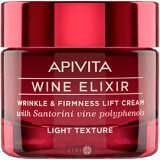 Крем-лифтинг для лица Apivita Wine Elixir против морщин насыщенной текстуры с полифенолами вина, 50 мл