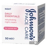 Johnson's daily essentials ночной увлажняющий крем для нормальной кожи 50 мл