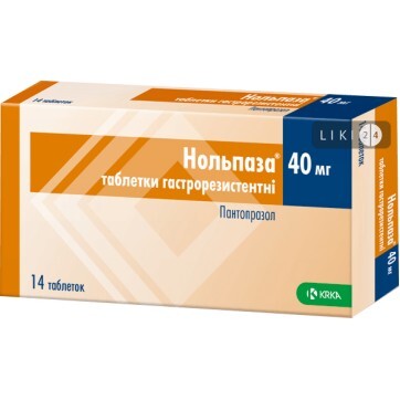 Нольпаза табл. гастрорезист. 40 мг №14: цены и характеристики