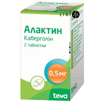 Алактин табл. 0,5 мг №2: цены и характеристики