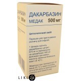 Дакарбазин медак пор. д/п р-ра д/инф. 500 мг фл.