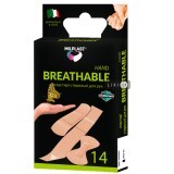 Набір пластирів бактерицидних Milplast Breathable Hand для рук стерильні, 14 шт
