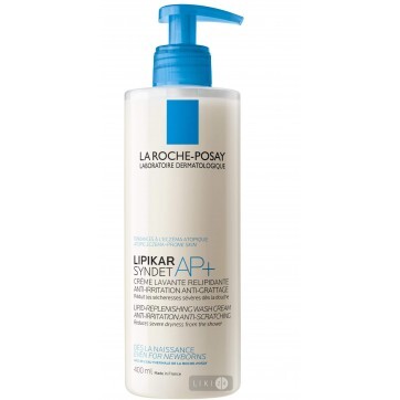 Крем-гель La Roche-Posay Lipikar Syndet AP+ очищуючий для дуже сухої атопічної шкіри, 400 мл: ціни та характеристики