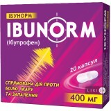 Ібунорм капс. 400 мг блістер №20