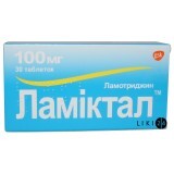 Ламиктал табл. 100 мг блистер №30