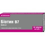 Біотин В 7 таблетки, 0,25 г №30