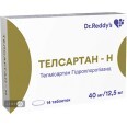 Телсартан-h табл. 40 мг + 12,5 мг блистер №14