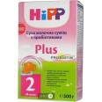Hipp 2 plus сухая молочная смесь с пробиотиками 300 г