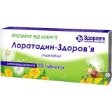 Лоратадин-Здоров'я табл. 10 мг блістер №10