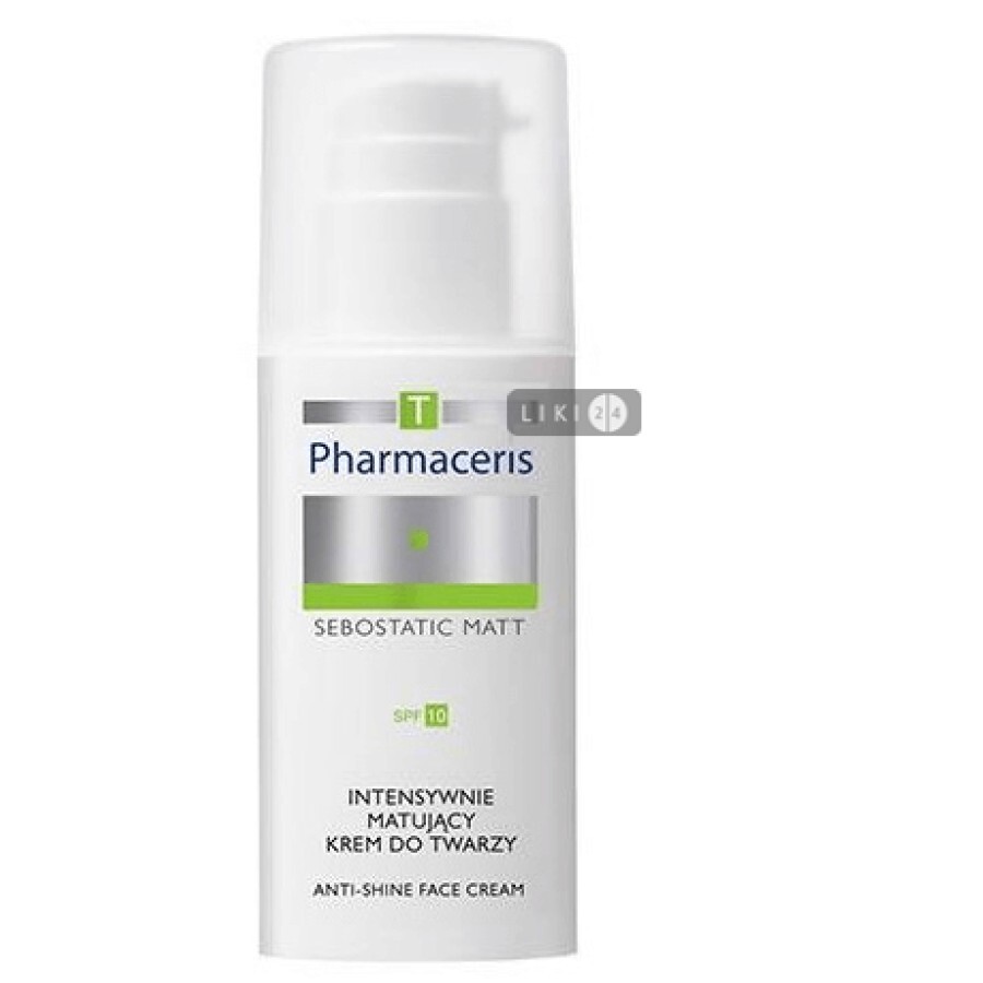 Крем для лица Pharmaceris T Sebostatic Matt SPF10 Угревая и жирная кожа ...
