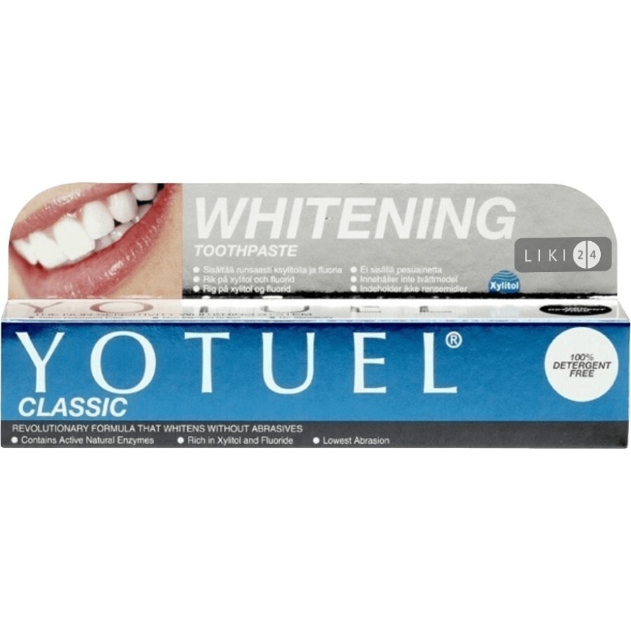 YOTUEL Зубная паста Classic отбел. 50мл : цены и характеристики