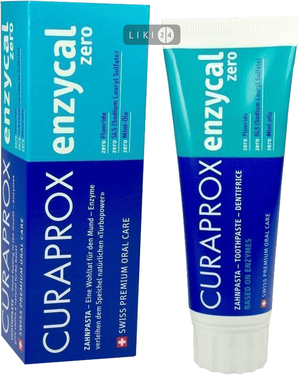 

Зубна паста Curaprox Enzycal Zero, 75 мл, 75 мл