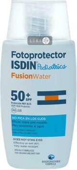 Флюид солнцезащитный для детей Isdin Fotoprotector Fusion Water Pediatrics SPF50+ 50 мл