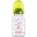 Бутылочка для кормления стеклянная Baby Team 0+ 150 мл