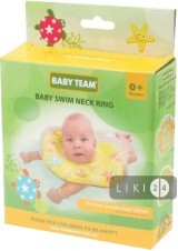Круг для купания малышей Baby Team 7450, желтый 