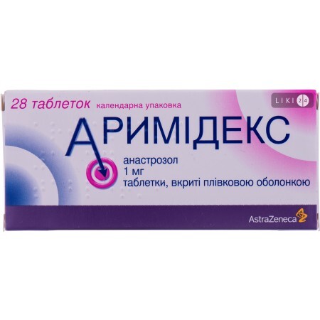 Аримидекс табл. п/плен. оболочкой 1 мг №14