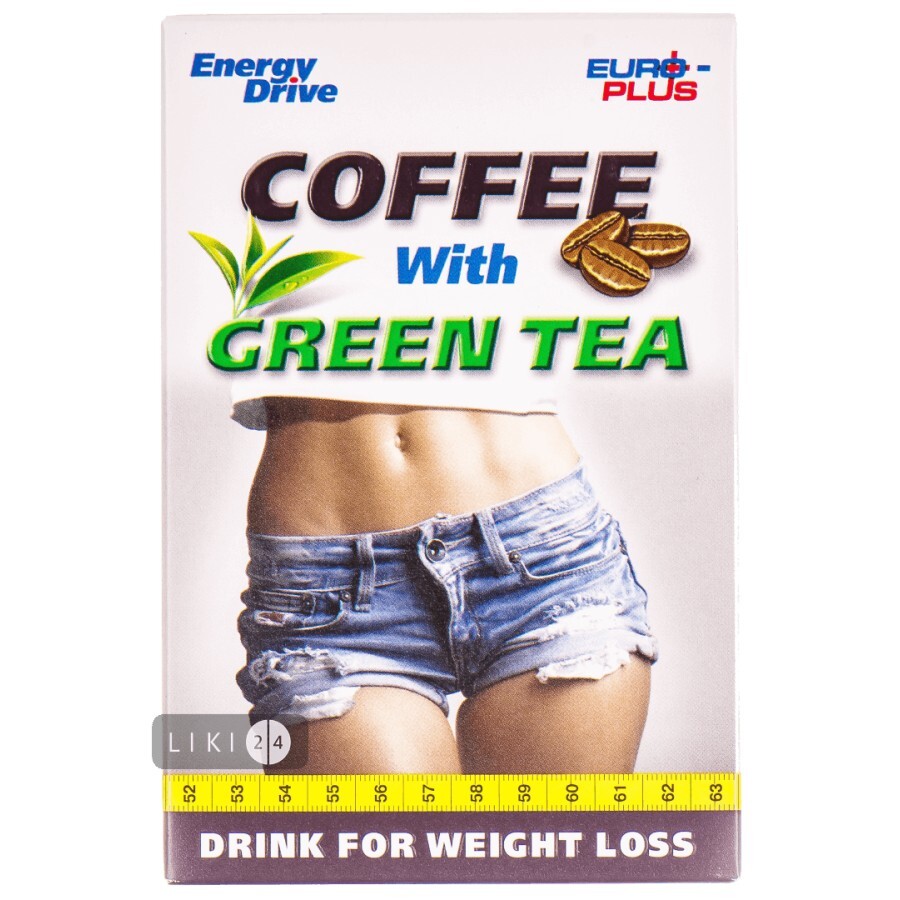 Напиток растворимый с зеленым чаем лайт "energy drive" пакет №10: цены и характеристики