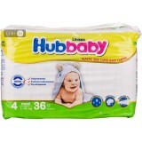 Подгузники для детей Hubbaby №4 7-18 кг 36 шт