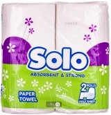 Полотенце кухонное SOLO белое 2 шт 