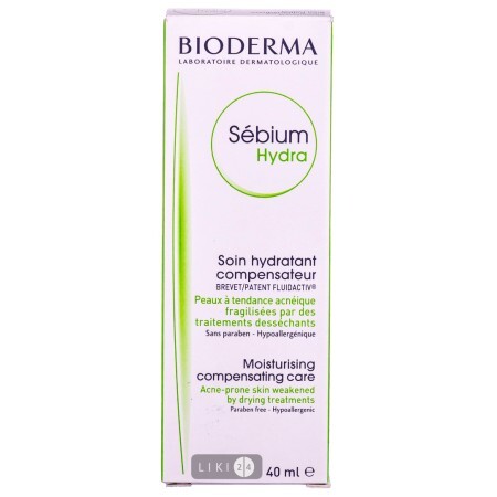 Крем для лица Bioderma Sebiom Hydra, 40 мл